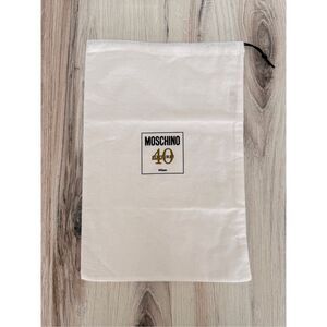 10”x14.5" Moschino Limited Edition “40” Dust Bag (Item# 0131)